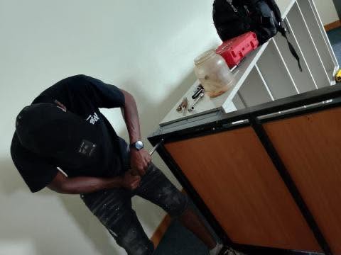 Archive block being dismantled for an offshore company in Mauritius